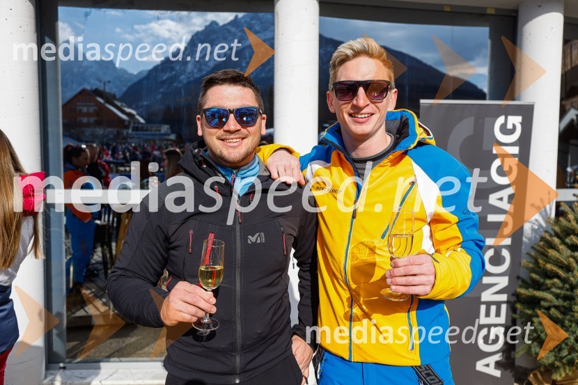  Matic Leban, Zvita feltna;  Blaž Gec, Zvita feltnaVIP smučanje z znanimi Slovenci