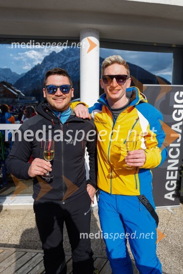  Matic Leban, Zvita feltna;  Blaž Gec, Zvita feltnaVIP smučanje z znanimi Slovenci