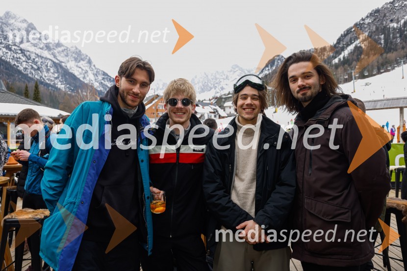  Martin  Jurkovič, Joker Out;  Jure Maček, glasbenik;  Bojan Cvjetićanin, Joker Out;  Jan  Peteh, Joker OutVIP smučanje z znanimi Slovenci