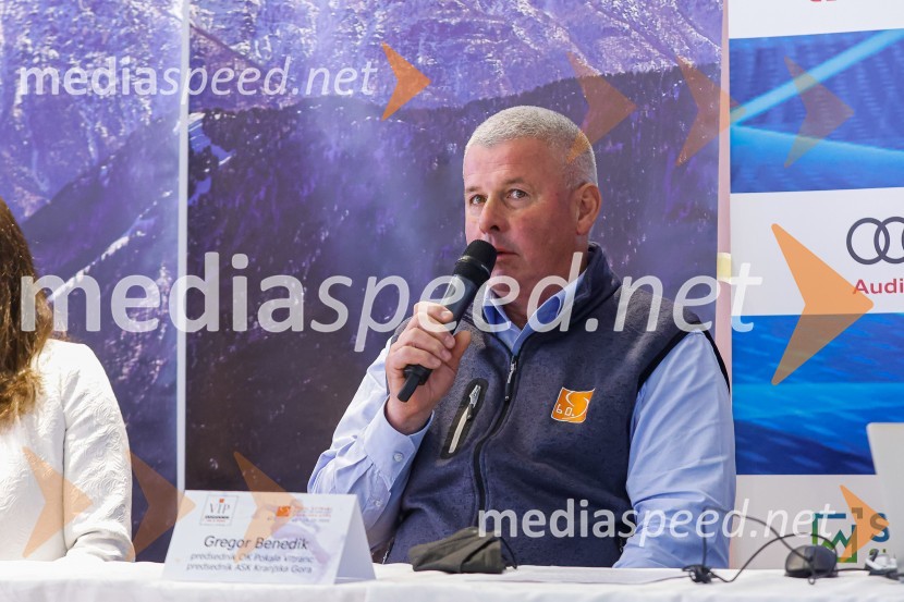  Gregor Benedik, predsednik organizacijskega komiteja Pokala VitrancVIP smučanje z znanimi Slovenci