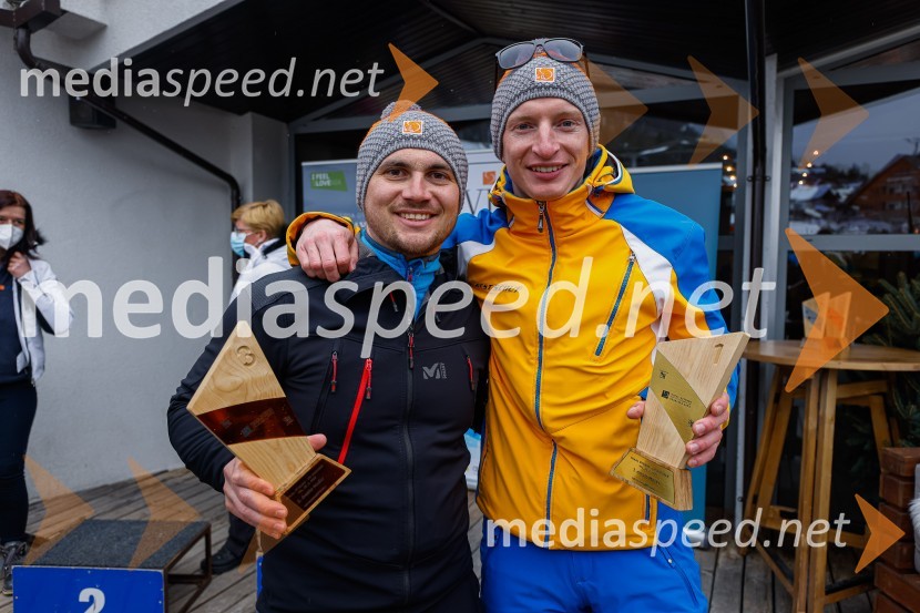  Matic Leban, Zvita feltna;  Blaž Gec, Zvita feltnaVIP smučanje z znanimi Slovenci