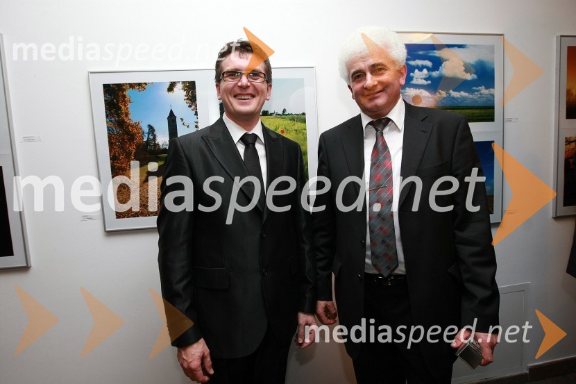 Jožef Vegi, odgovorni urednik radia MMR Lendava in Laszlo Göncz, poslanec Madžarske narodne skupnosti50 let radia MMR in 30 let TV oddaje Hidak - mostovi