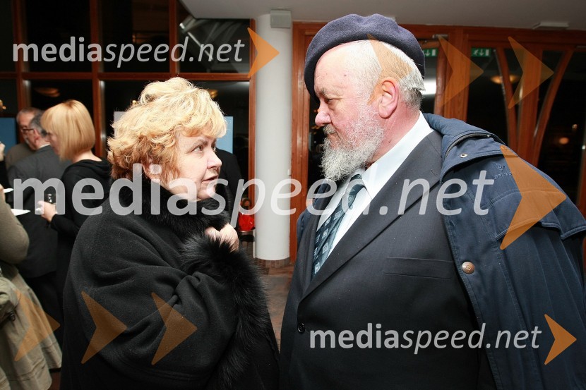 Marija Pozsonec, nekdanja poslanka madžarske narodne skupnosti in dr. Stane Granda, zgodovinar ter predsednik programskega sveta RTV Slovenija50 let radia MMR in 30 let TV oddaje Hidak - mostovi