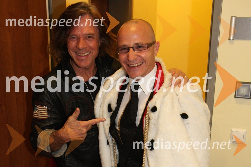 Jürgen Drews, pevec in Gregor Jeza, predsednik uprave Hit Šentilj d.d.Jürgen Drews, der König von Mallorca, koncert v Mondu