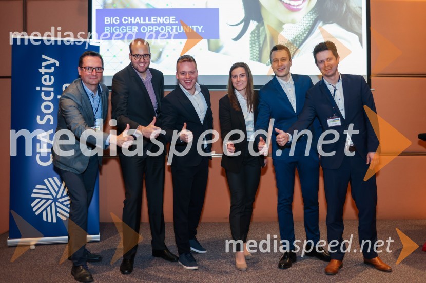 Zmagovalna ekipa iz Ekonomske fakultete v LjubljaniCFA Institute Research Challenge 2022