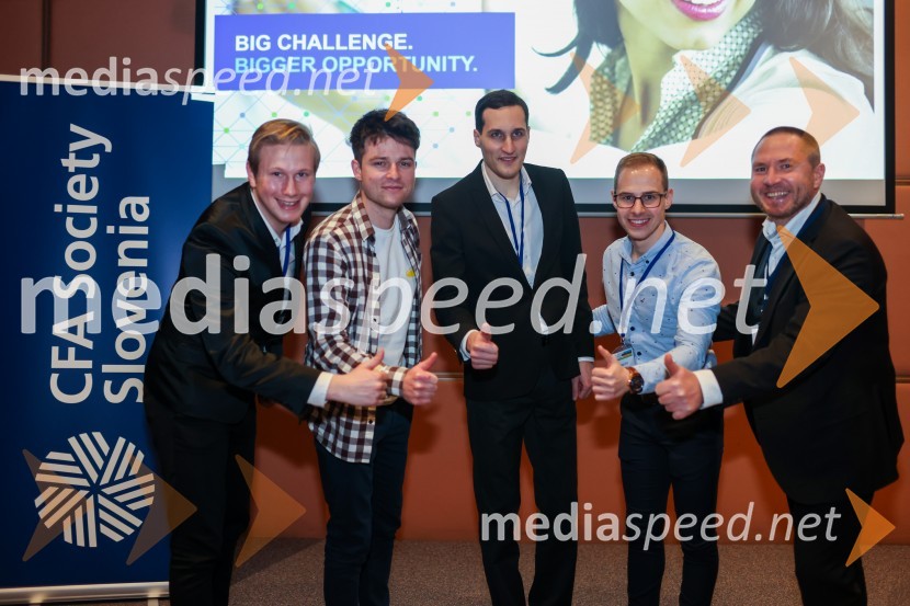 ekipa iz Ekonomsko-poslovne fakultete v MariboruCFA Institute Research Challenge 2022