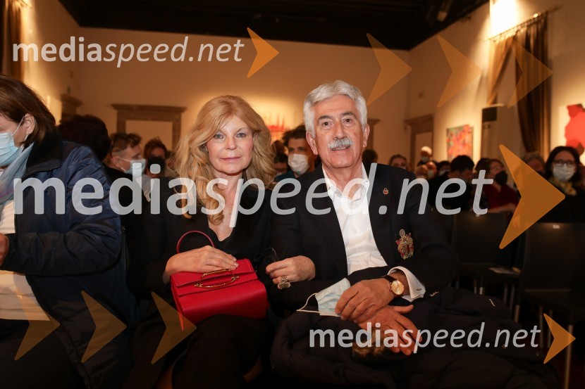  Darja Kuhar Kotnik, soustanoviteljica in podpredsednica Društva za zdravje naroda;  Rajko Kotnik, bivši državni pravobranilec in predsednik Lions kluba Ljubljana RožnikJubilejnih 70 let Slovenskega okteta in Festivala Ljubljana