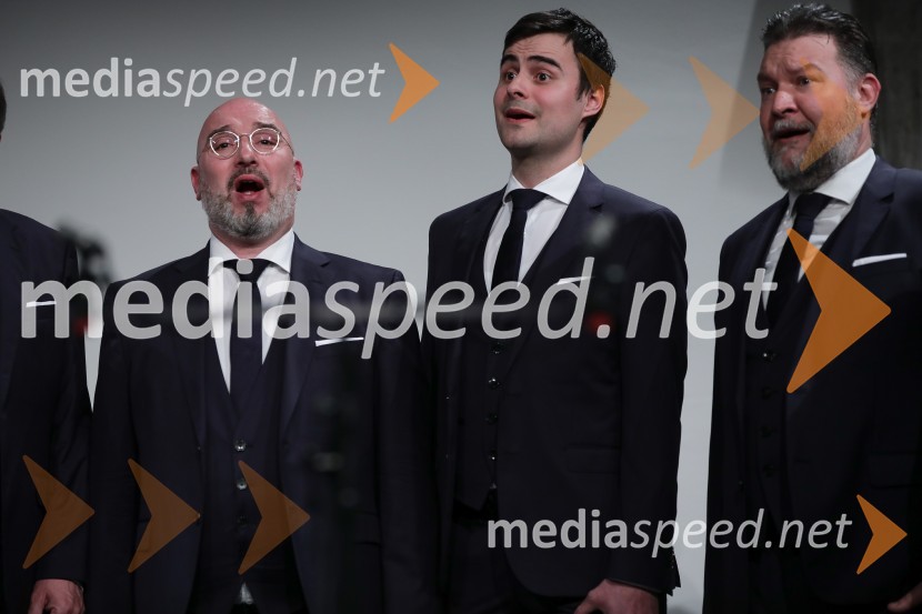  Jože Vidic, operni pevec, bariton, Slovenski oktet;  Rok Ferenčak, 1. tenor, Slovenski oktet;  Janko  Volčanšek, bas, Slovenski oktetJubilejnih 70 let Slovenskega okteta in Festivala Ljubljana