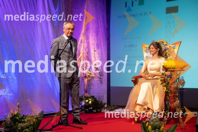  Janez Erjavec, direktor, Pomurski sejem, d.d., Gornja Radgona;  Ana Pavlin, 24. vinska kraljica Slovenije25. Vinska kraljica Slovenije