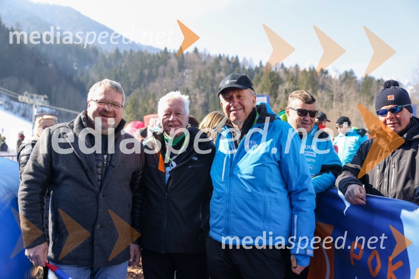  Janez Hrovat, župan občine Kranjska Gora;  Tone Vogrinec, športni in smučarski funkcionar;  Zdravko Počivalšek, minister za gospodarski razvoj in tehnologijo61. Pokal Vitranc, veleslalom sobota