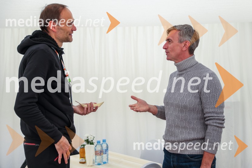  Aleksander Salkič, vodja službe za odnose z javnostmi Petrol;  Marko Lukić, lastnik in direktor družbe Lumar IG61. Pokal Vitranc, veleslalom sobota