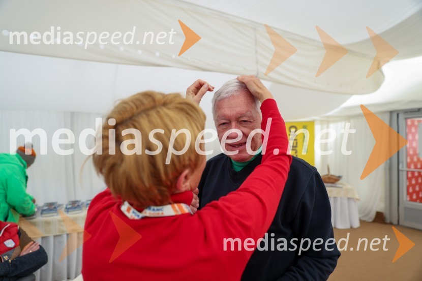  Alenka Vogrinec;  Tone Vogrinec, športni in smučarski funkcionar61. Pokal Vitranc, veleslalom sobota