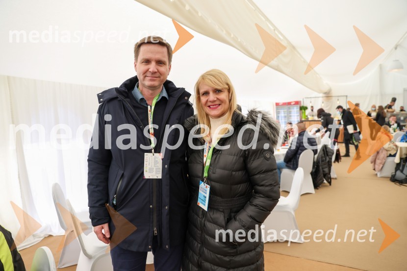  Igor Zorčič, predsednik odbora Državnega zbora RS za infrastrukturo, okolje in prostor;  Nataša Vrečar Zorčič, odvetnica61. Pokal Vitranc, veleslalom sobota