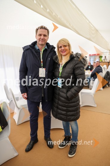  Igor Zorčič, predsednik odbora Državnega zbora RS za infrastrukturo, okolje in prostor;  Nataša Vrečar Zorčič, odvetnica61. Pokal Vitranc, veleslalom sobota