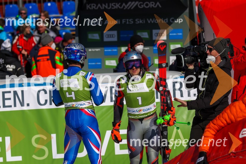  Alexis Pinturault, smučar (Francija);  Henrik Kristoffersen, smučar (Norveška)61. Pokal Vitranc, veleslalom sobota