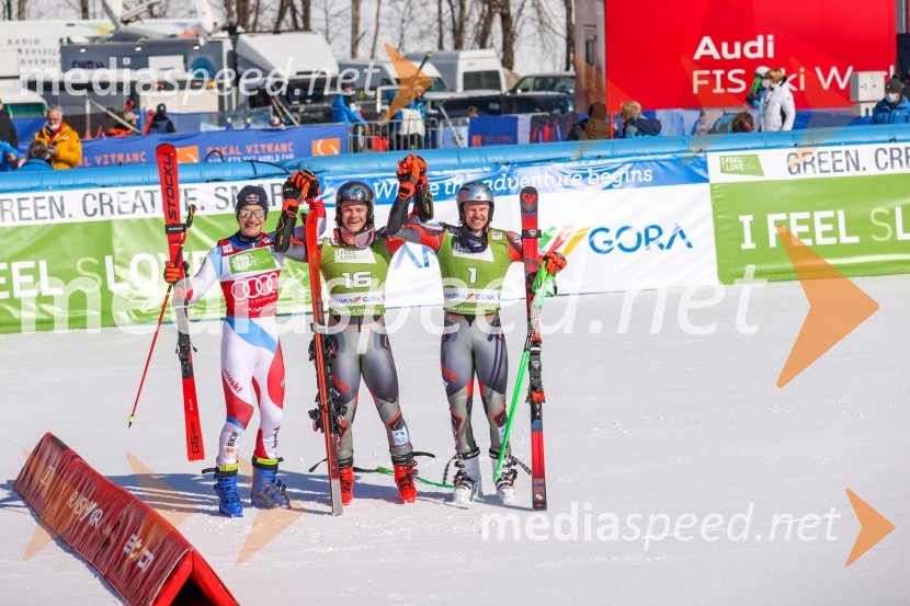  Marco Odermatt, smučar;  Lucas Braathen, smučar (Norveška);  Henrik Kristoffersen, smučar (Norveška)61. Pokal Vitranc, veleslalom sobota