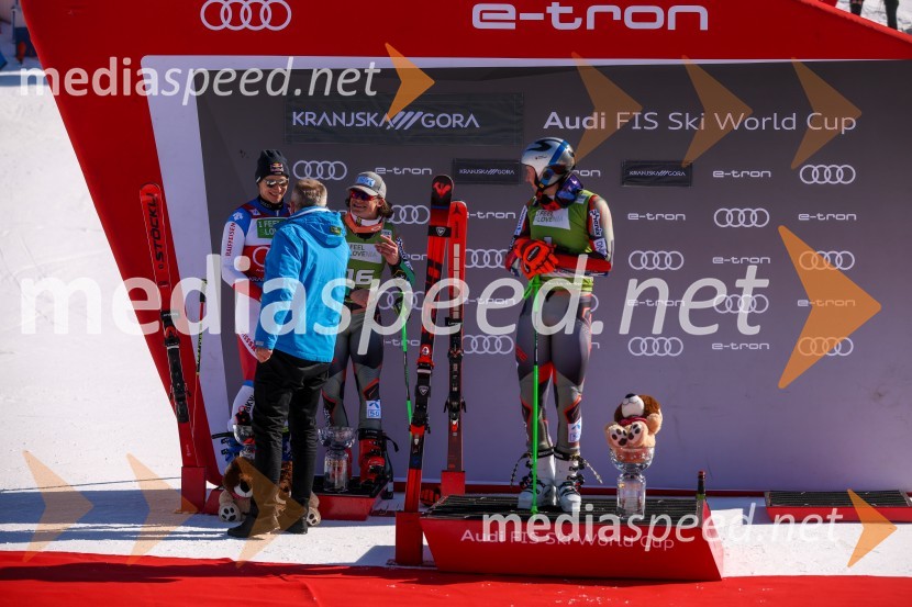  Marco Odermatt, smučar;  Zdravko Počivalšek, minister za gospodarski razvoj in tehnologijo;  Lucas Braathen, smučar (Norveška);  Henrik Kristoffersen, smučar (Norveška)61. Pokal Vitranc, veleslalom sobota