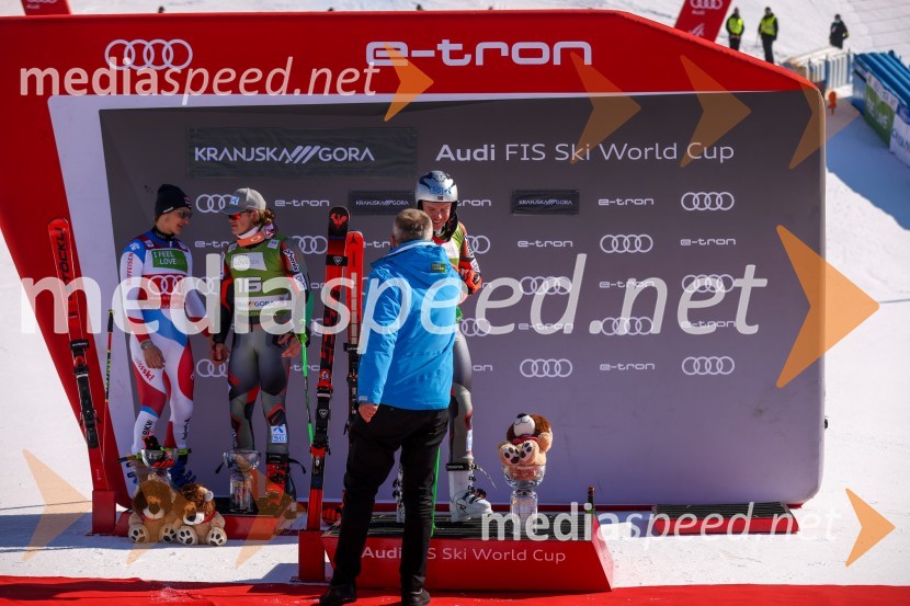  Marco Odermatt, smučar;  Lucas Braathen, smučar (Norveška);  Henrik Kristoffersen, smučar (Norveška);  Zdravko Počivalšek, minister za gospodarski razvoj in tehnologijo61. Pokal Vitranc, veleslalom sobota