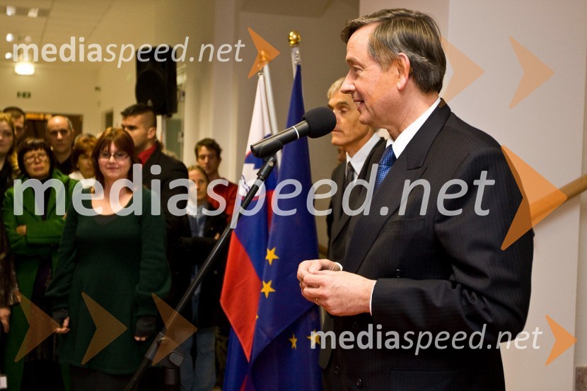 Dr. Danilo Türk, predsednik Republike SlovenijeŠtudijske zbirke uporabne umetnosti, otvoritev razstave v Narodnem muzeju Slovenije