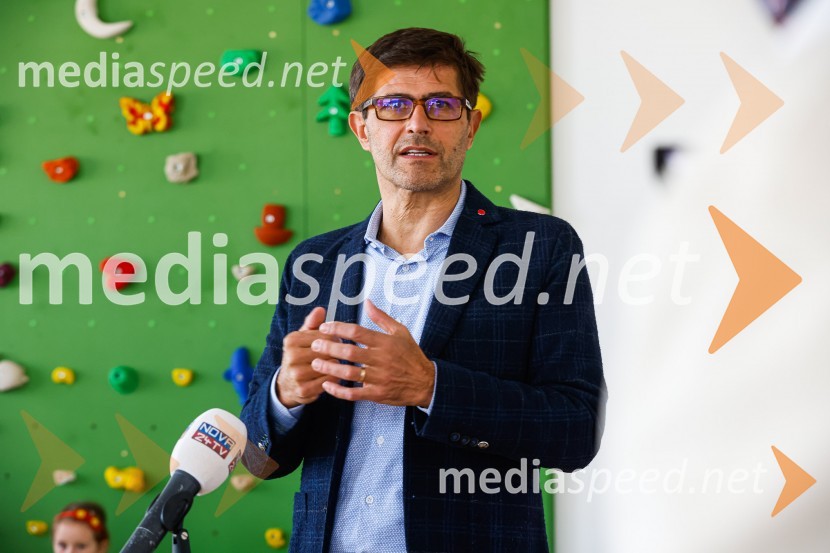  Matjaž Rakovec, župan Mestne občine KranjOdprtje novozgrajenega vrtca Biba v Bitnjah
