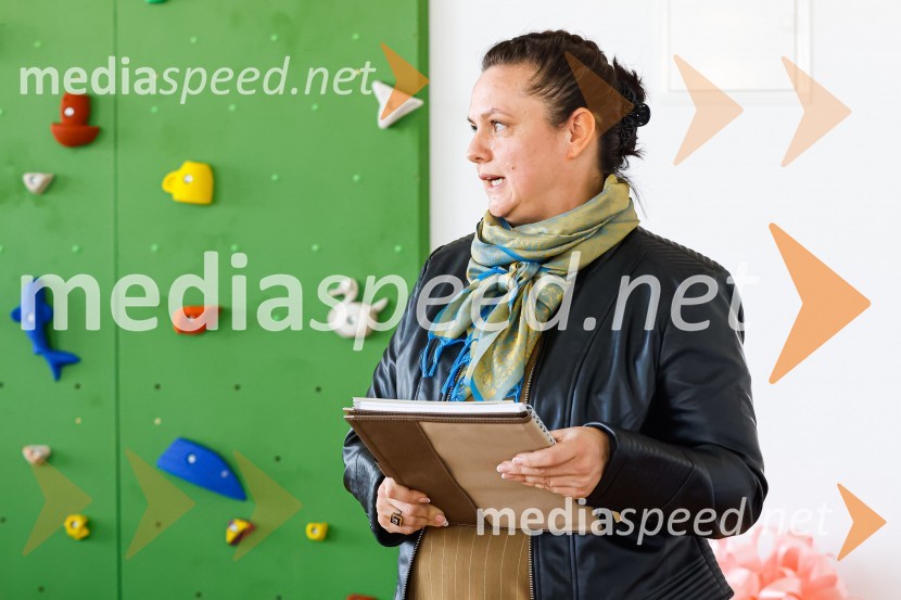  Urša Kejžar, v. d. ravnateljice Kranjskih vrtcevOdprtje novozgrajenega vrtca Biba v Bitnjah