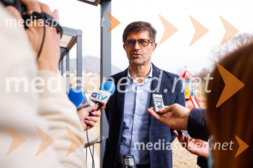  Matjaž Rakovec, župan Mestne občine KranjOdprtje novozgrajenega vrtca Biba v Bitnjah