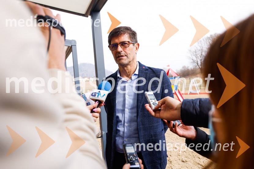  Matjaž Rakovec, župan Mestne občine KranjOdprtje novozgrajenega vrtca Biba v Bitnjah