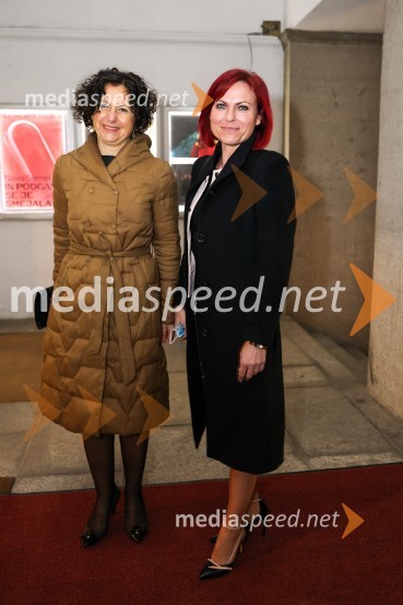 mag. Barbara Bošnjak, vodja, kabinet župana MO Celje;  Breda Arnšek, podžupanja Mestne občine Celje30. Dnevi komedije, otvoritev v SLG Celje