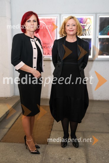  Breda Arnšek, podžupanja Mestne občine Celje; mag. Tina Kosi, upravnica SLG Celje30. Dnevi komedije, otvoritev v SLG Celje