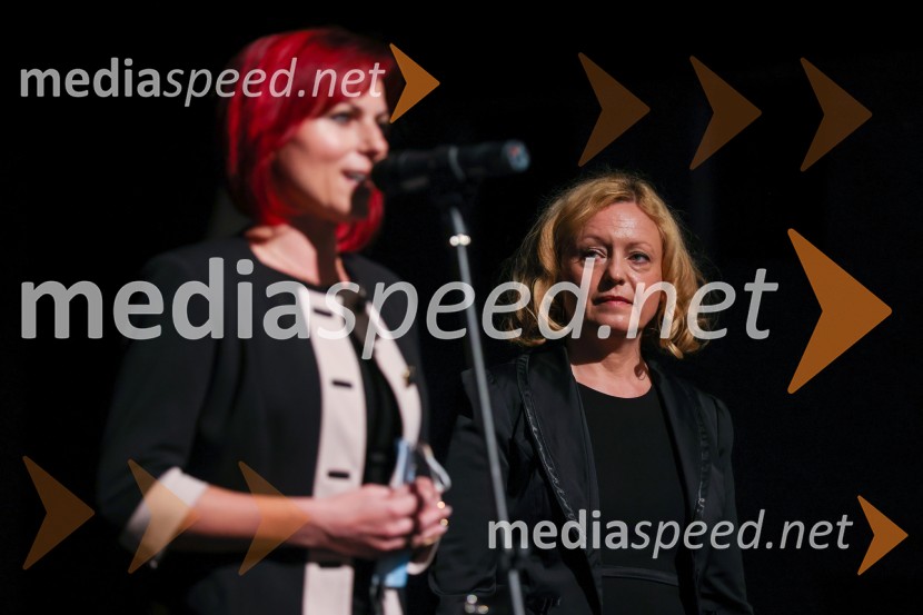  Breda Arnšek, podžupanja Mestne občine Celje; mag. Tina Kosi, upravnica SLG Celje30. Dnevi komedije, otvoritev v SLG Celje