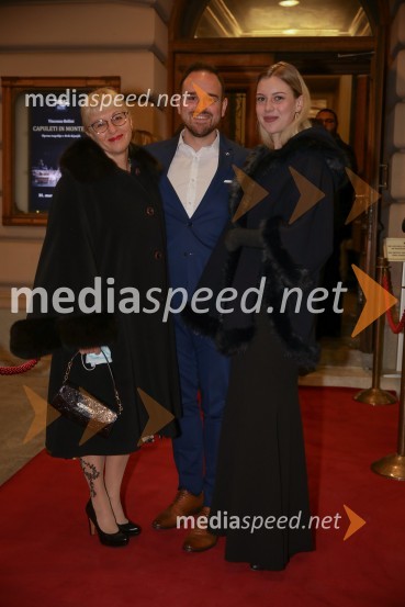  Darija Strah,  dr. med., specialistka ginekologije in porodništva;  Žiga Lakner, pevec;  Lea Hren StrahFaust, premiera opere