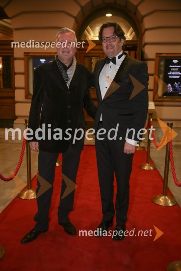  Staš Ravter, direktor SNG Opera in balet Ljubljana;  Marko  Hribernik, dirigent, umetniški direktor opereFaust, premiera opere