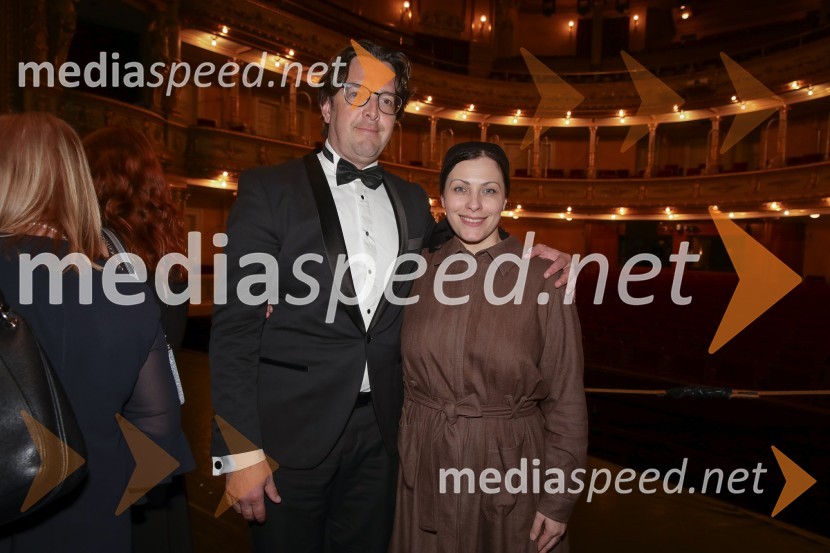  Marko  Hribernik, dirigent, umetniški direktor opere;  Nuška Drašček, pevkaFaust, premiera opere