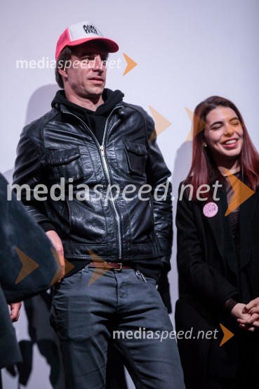  Jure Henigman, igralec;  Anuša  Kodelja, igralkaPrasica, premiera filma Tijane Zinajić