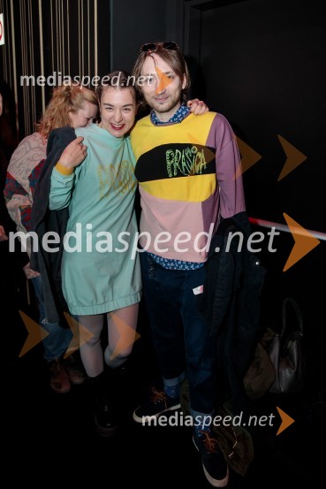  Liza Marijina, igralka;  Matic Hrovat, kostumografPrasica, premiera filma Tijane Zinajić