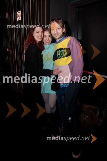  Anuša  Kodelja, igralka;  Liza Marijina, igralka;  Matic Hrovat, kostumografPrasica, premiera filma Tijane Zinajić