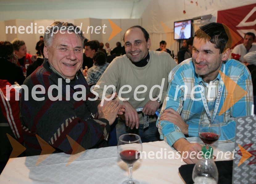 Milan Podpečan, predsednik upravnega odbora Slovenske odškodninske družbe d.d. (SOD), Matjaž Kovačič, predsednik uprave Nove KBM in mag. Alan PERC, univ.dipl.inž.str., direktor Plinarne Maribor
(nedeljski slalom)42. Zlata lisica