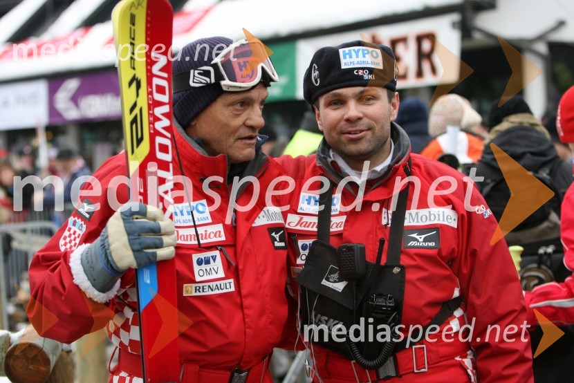 Ante Kostelič, oče in trener smučarke Janice Kostelič in Vedran Pavlek, direktor hrvaške smučarske reprezentance
(nedeljski slalom)42. Zlata lisica