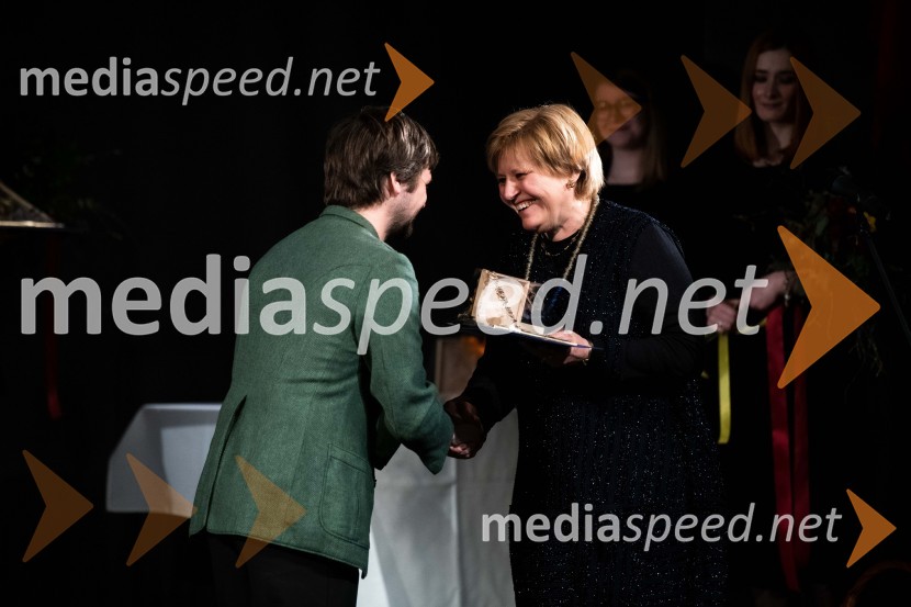  Stane Tomazin, igralec;  Tina Mahkota, prevajalka30. Dnevi komedije, zaključek v SLG Celje