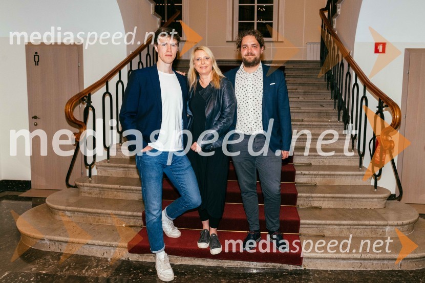  Urban Kuntarič, igralec;  Tatjana Doma, dramaturginja SLG Celje;  Luka Marcen, režiser30. Dnevi komedije, zaključek v SLG Celje