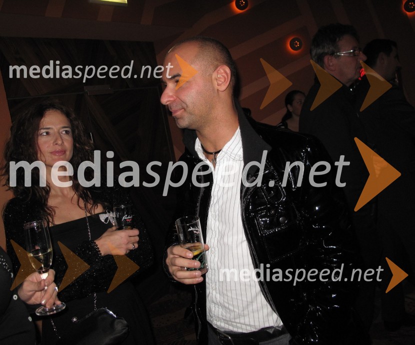 Sabina Kisilak, lastnica butikov Kisilak in Igor Kenda, lastnik agencije Doberman Creative CompanySeverina, koncert v Mondu