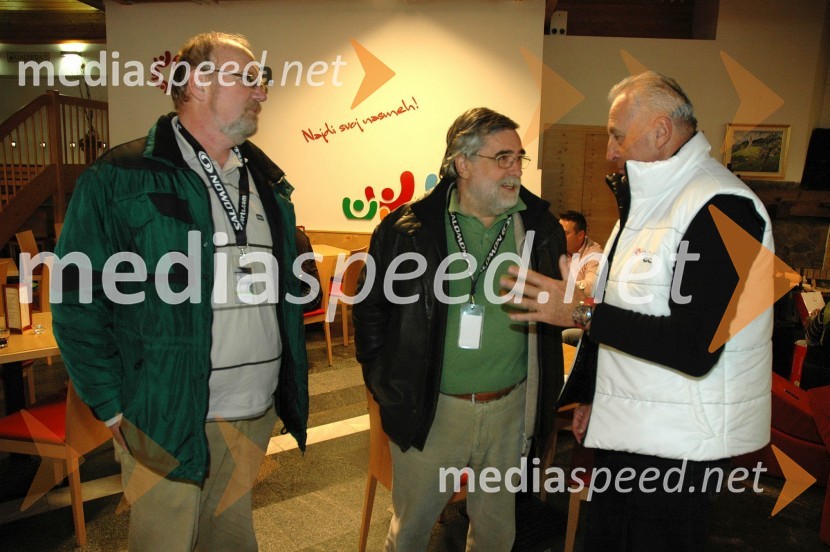 Anton Colarič, poslanec, Dušan Kumar, poslanec in Marjan Gaberšek, organizator1. VIP CUP UNITUR 2008