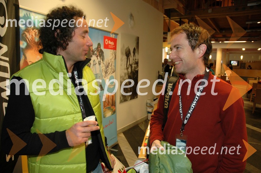 Bojan Glavič, novinar časopisa Dnevnik in Tomaž Orešič, EFT Group1. VIP CUP UNITUR 2008