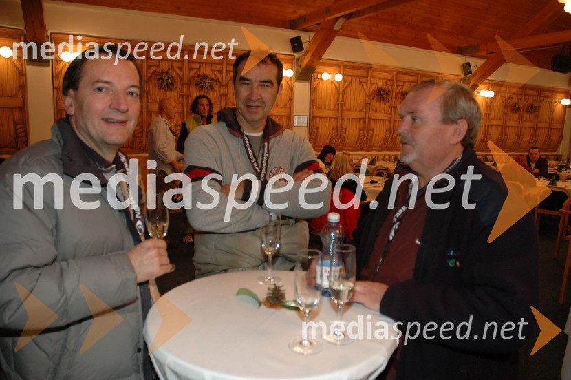 Srečko Gabrilo, notar, Uroš Godec, podjetnik in Edi Krajnik, direktor družbe Turizem in rekreacija Celje (TRC)1. VIP CUP UNITUR 2008