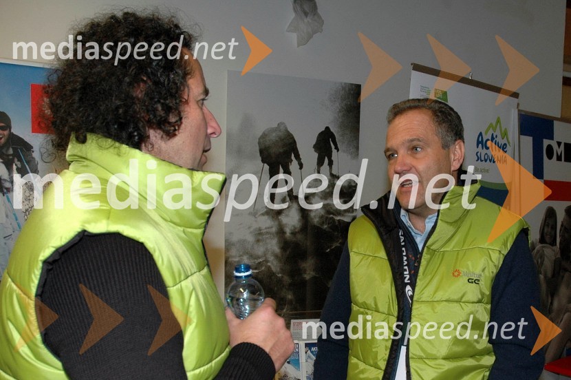 Bojan Glavič, novinar časopisa Dnevnik in Damjan Pintar, direktor podjetja Unitur1. VIP CUP UNITUR 2008