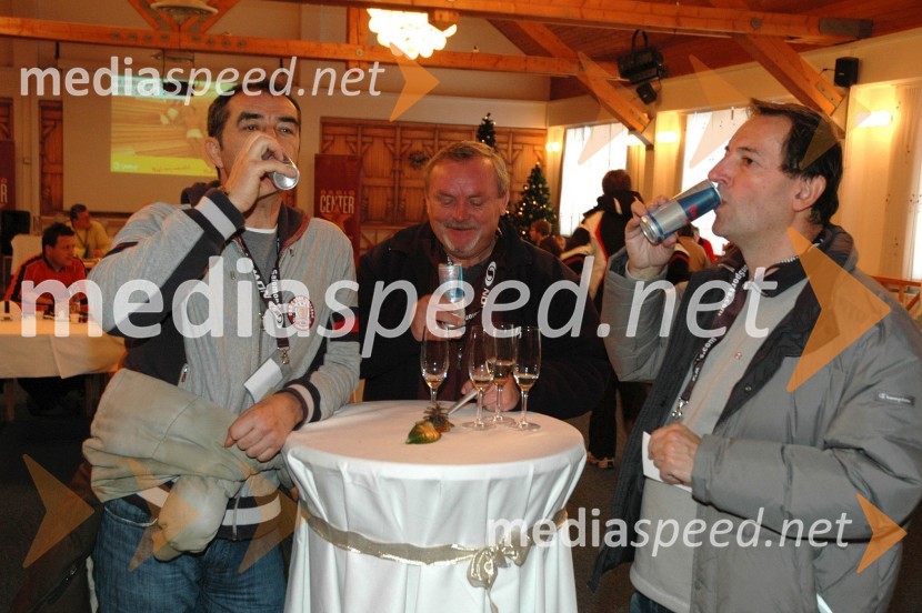 Uroš Godec, podjetnik, Edi Krajnik, direktor družbe Turizem in rekreacija Celje (TRC) in Srečko Gabrilo, notar1. VIP CUP UNITUR 2008