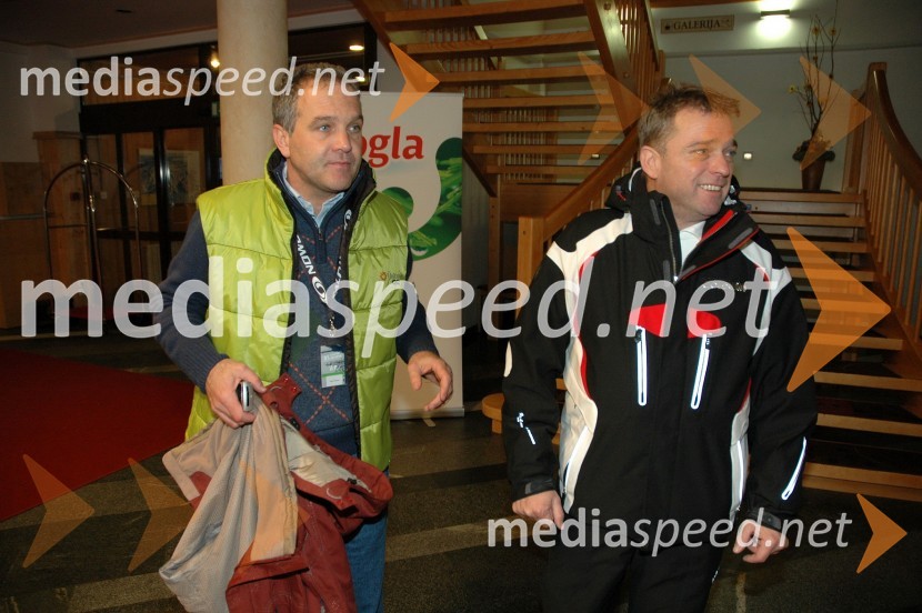 Damjan Pintar, direktor podjetja Unitur in Bojan Ban, direktor NK Maribor1. VIP CUP UNITUR 2008