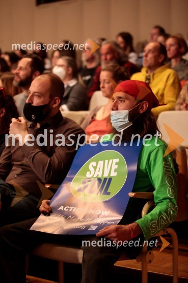 Sadhguru v Sloveniji, predavanje Rešimo prst (Save Soil)