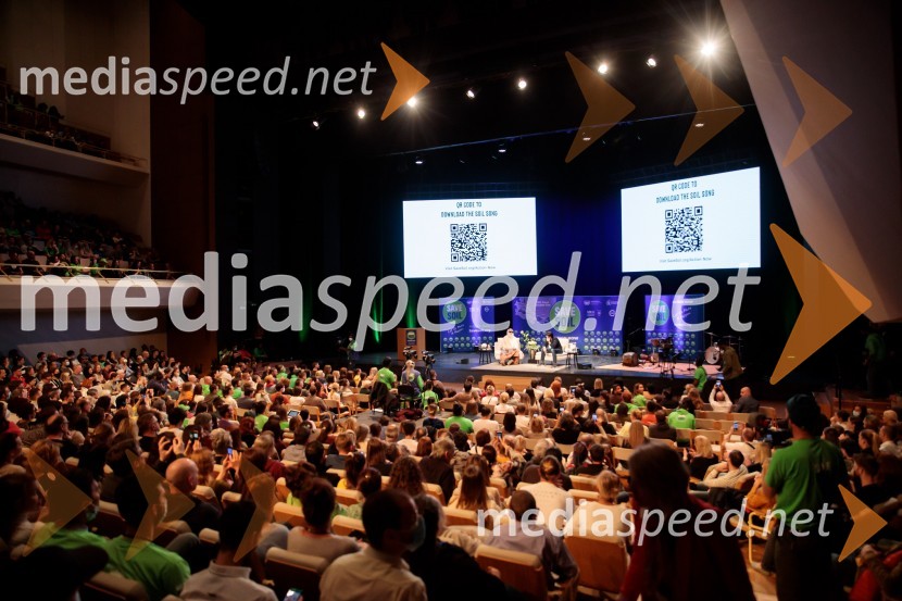 Sadhguru v Sloveniji, predavanje Rešimo prst (Save Soil)