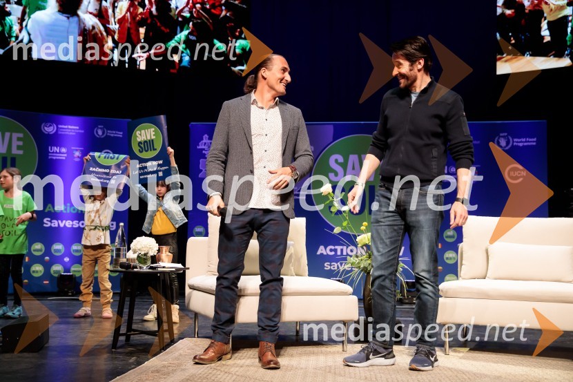  Vid  Valič, stand-up komik, voditelj;  Goran Višnjić, hrvaško ameriški filmski igralecSadhguru v Sloveniji, predavanje Rešimo prst (Save Soil)